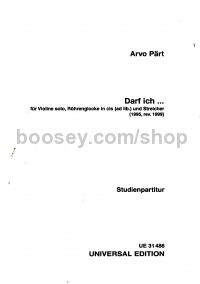 Darf Ich… (Violin, Tubalar Bell & String Ensemble)