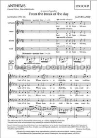 From the break of the day (vocal score)