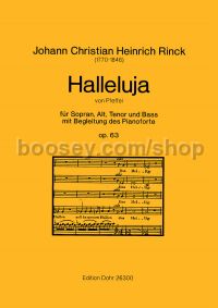 Halleluja Pfeffel op. 63 (choral score)