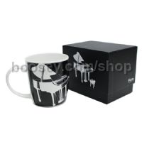 Bone China Boxed Mug - Piano Black