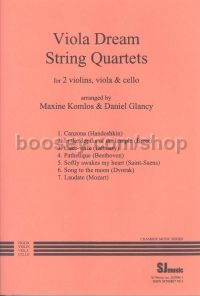 Viola Dream String Quartets (score & parts)