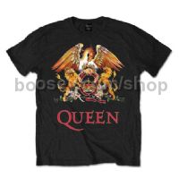 Queen T Shirt Classic Crest - Men's Small