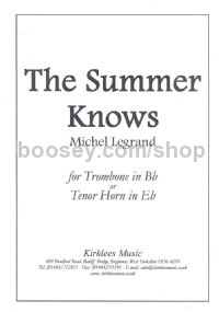 The Summer Knows for tenor horn & piano