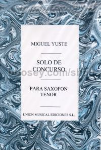 Solo de Concruso - tenor saxophone & piano