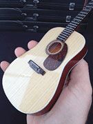 Natural Finish Acoustic Model (Miniature Guitar)