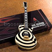 Zakk Wylde Signature Cream Bullseye Model (Miniature Guitar)
