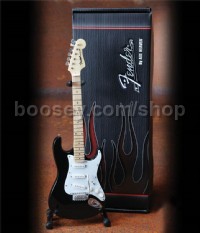 Fender Stratocaster - Classic Black Finish (Miniature Guitar)