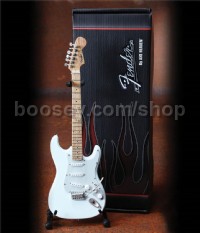 Fender Stratocaster - Olympic White Finish (Miniature Guitar)