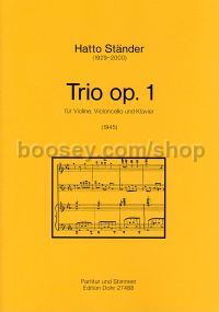Trio op. 1 - violin, cello & piano (score & parts)