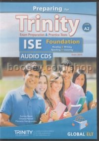 Preparing for Trinity ISE Foundation CEFR A2 Reading, Writing, Speaking, Listening Audio CD