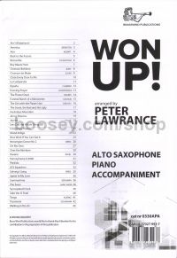 Won Up - Piano Accompaniments for Alto Saxophone