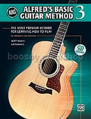 Alfred's Basic Guitar Method 3 Revised Book/CD
