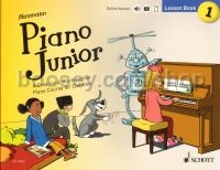 Piano Junior: Lesson Book 1 (Book + Download)