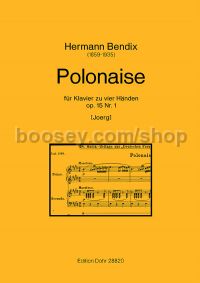 Polonaise op. 15/1 - piano 4 hands