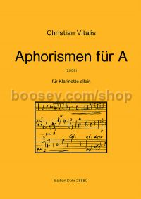 Aphorismen for A - clarinet