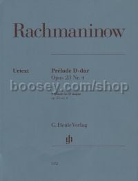 Prélude D major op. 23 no. 4 (Piano)
