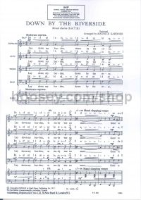 Down By The Riverside (SATB)