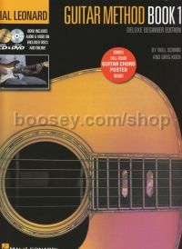 Hal Leonard Guitar Method: Book 1 - Deluxe Beginner Edition (Book & Online Audio) 