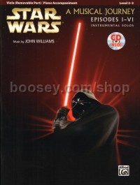 Star Wars Instrumental Solos (Movies I-VI) - Viola (Book & CD)