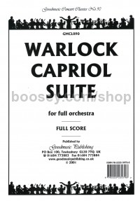 Capriol Suite (Orchestral Score)