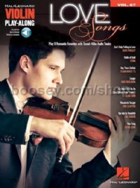 Love Songs - Violin Play-Along Volume 67 (Book & Online Audio)