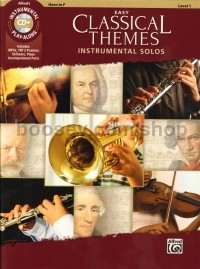 Easy Classical Themes Instrumental Solos - Horn in F (Book & CD)