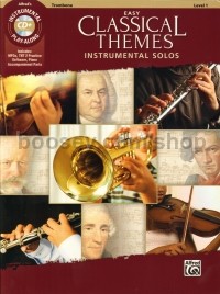 Easy Classical Themes Instrumental Solos - Trombone (Book & CD)