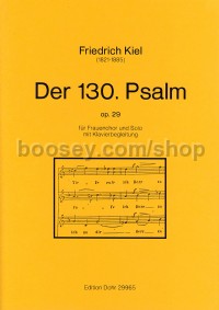 Psalm 130 op. 29 (vocal score)