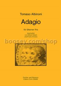 Adagio - 3 guitars (score & parts)