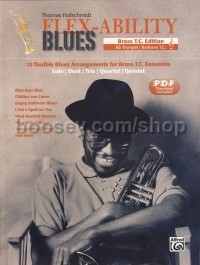 Flex-ability Blues Brass Treble Clef Edition (Book & Online Audio)