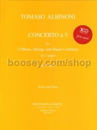 Concerto a 5 in C op. 9/9 (Score & Parts)