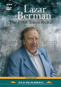 Lazar Berman: 1988 Tokyo Recital (Dynamic DVD)