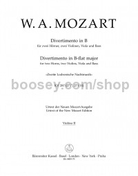 Divertimento In B-flat Major Kv287 (Violin II)