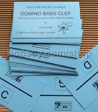 Domino Bass Clef Card Game