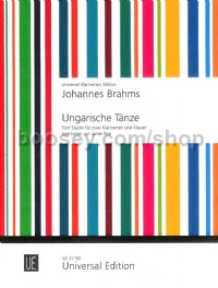Ungarische Tanze (2 Clarinets & Piano)