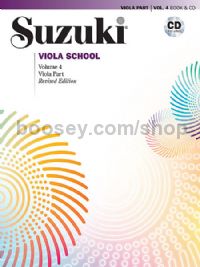 Suzuki Viola School, Vol. 4 -  Viola Part (+ CD) (Revised)