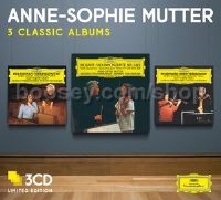 Anne-Sophie Mutter - 3 Classic Albums: Violin Concertos (Deustche Grammophon Audio CDs)