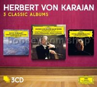 Herbert von Karajan - 3 Classic Albums: Mozart, Bizet, Respighi (Deutsche Grammophon Audio CDs)