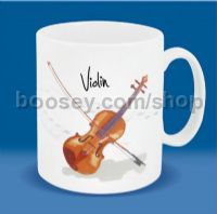 Music Instrument Mug Violin