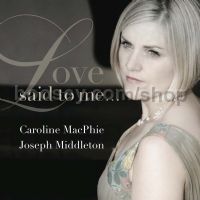 Love Said To Me (Stone Records Audio CD)