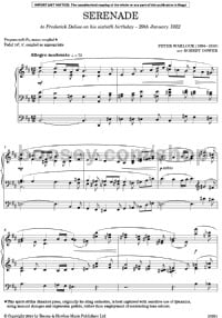 Serenade (Organ Solo) - Digital Sheet Music