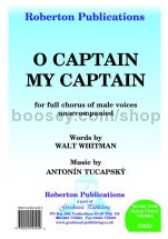 O Captain My Captain for male choir