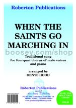When the Saints Go Marching in for male choir & piano