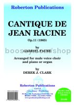 Cantique de Jean Racine for male choir