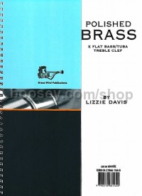 Polished Brass for Eb Bass/tuba Treble Clef