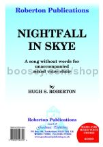 Nightfall in Skye for SATB choir
