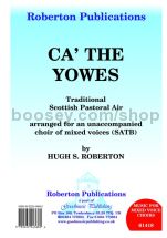 Ca' the Yowes for SATB choir