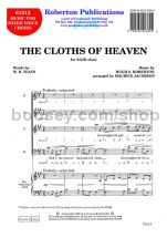 Cloths of Heaven for SATB choir