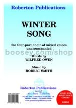 Winter Song for SATB choir