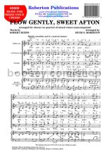 Flow Gently Sweet Afton for SATB choir